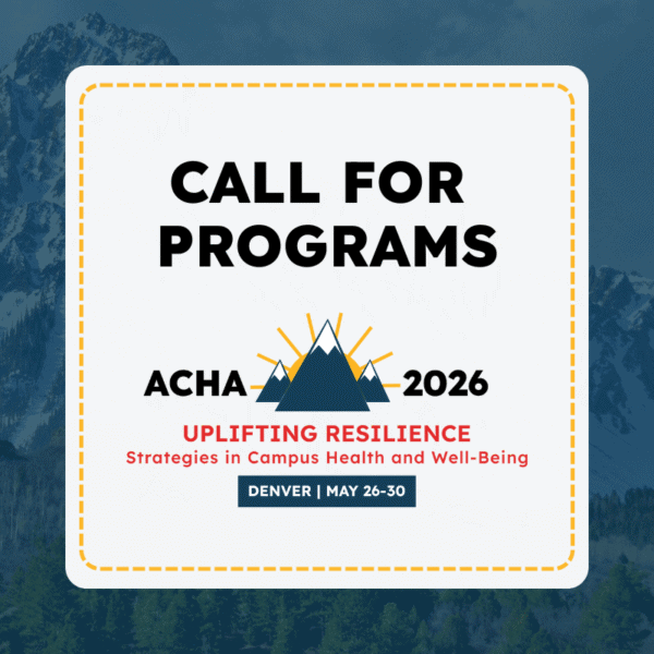 ACHA 2026 Call for Programs