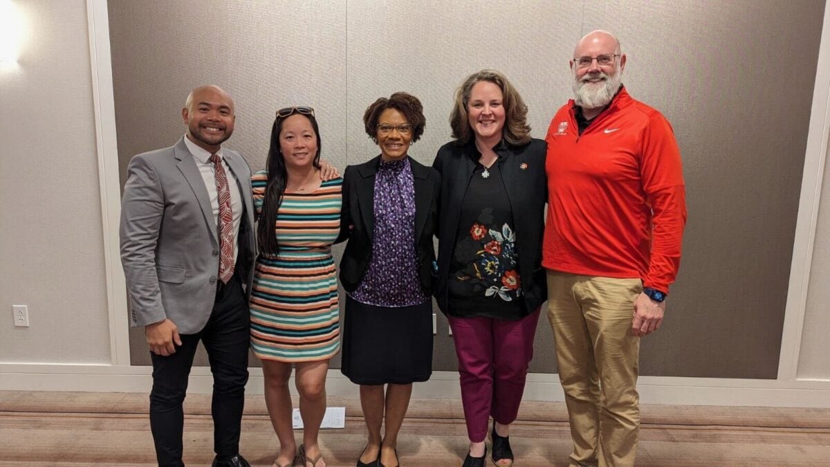 Leaders of the new ACHA Health and Well-Being Executive Leaders Section standing together for a photo at the ACHA Annual Meeting