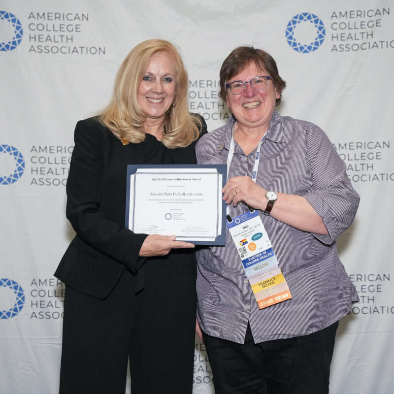 Kim Webb and Deb Hubbell at the 2026 Awards & Fellows Ceremony