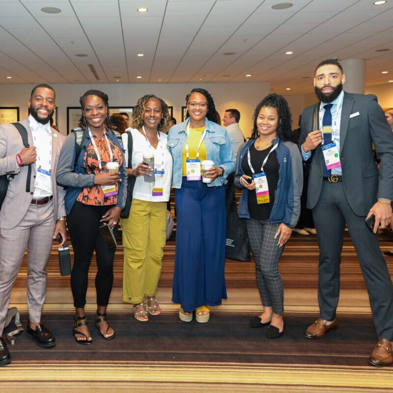 Members of the ACHA HBCU Coalition at the ACHA 2024 Annual Meeting standing together for a group photo