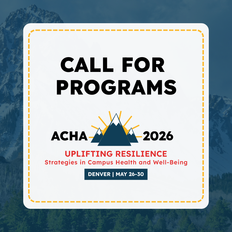 ACHA 2026 Call for Programs