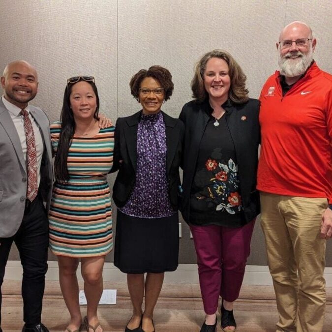 Leaders of the new ACHA Health and Well-Being Executive Leaders Section standing together for a photo at the ACHA Annual Meeting