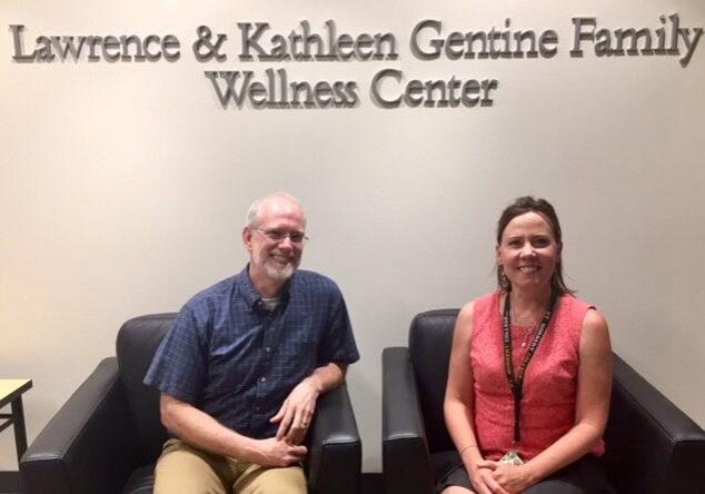 HC2020 Chrystal Woller Chrystal Waller and a man seated