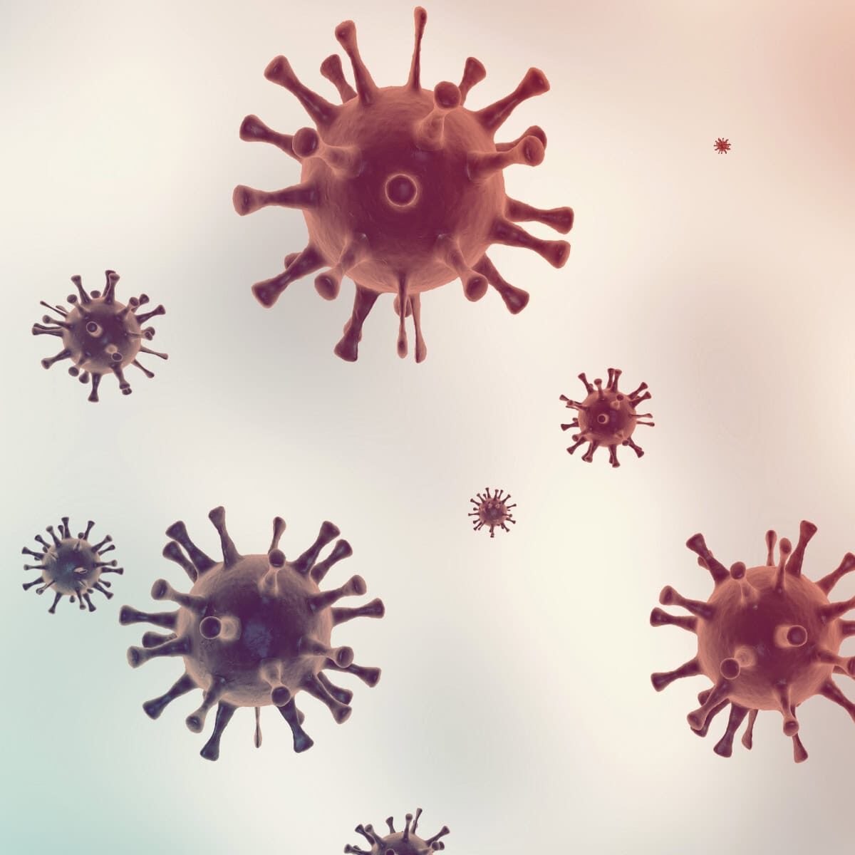 A close up of microscopic germs