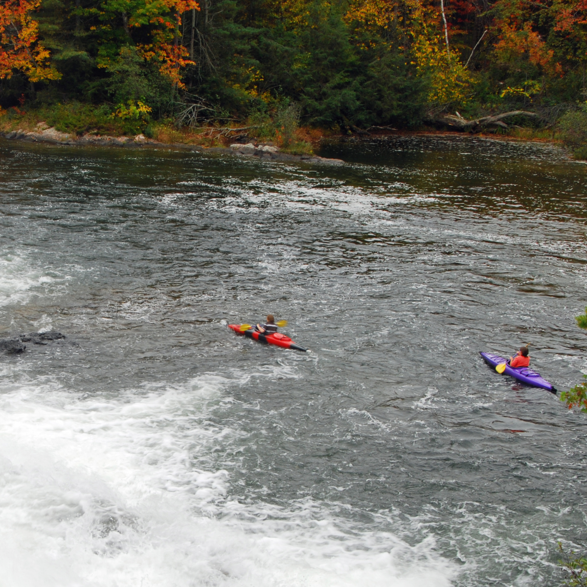 Kayak on a river