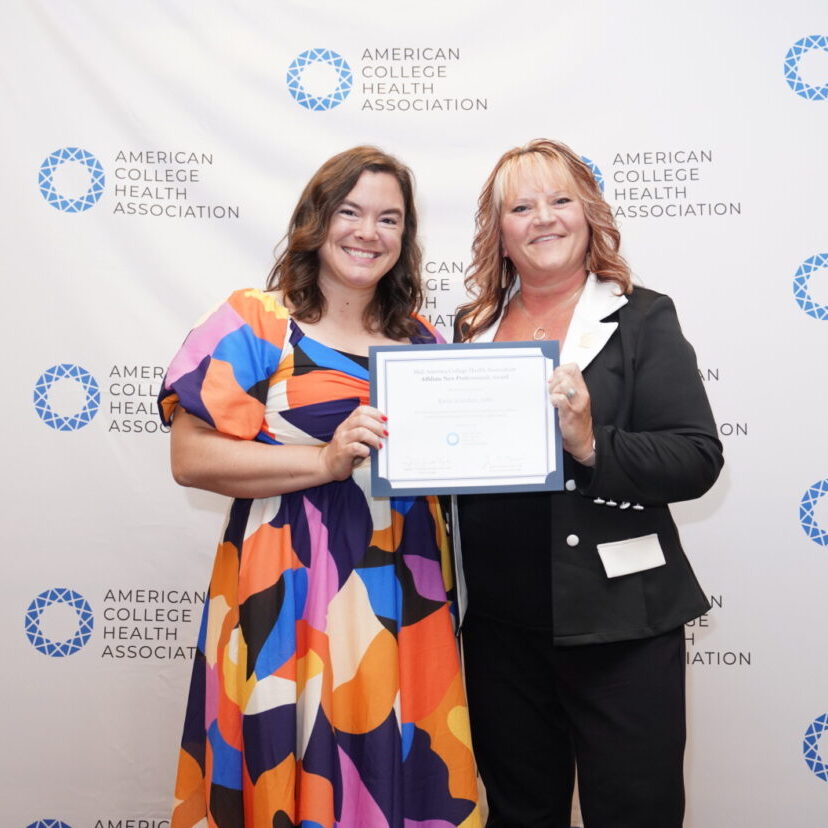 Katie Jourdan and Stephanie Hanenberg at the 2025 ACHA Awards & Fellows Ceremony