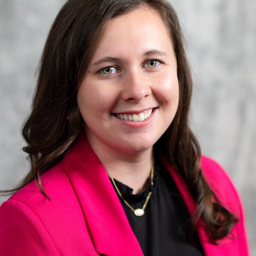 Portait of Rebekah Lescenski. Photographed on Wednesday, January 31, 2024 (Leo Gonzalez / TWU Photo)