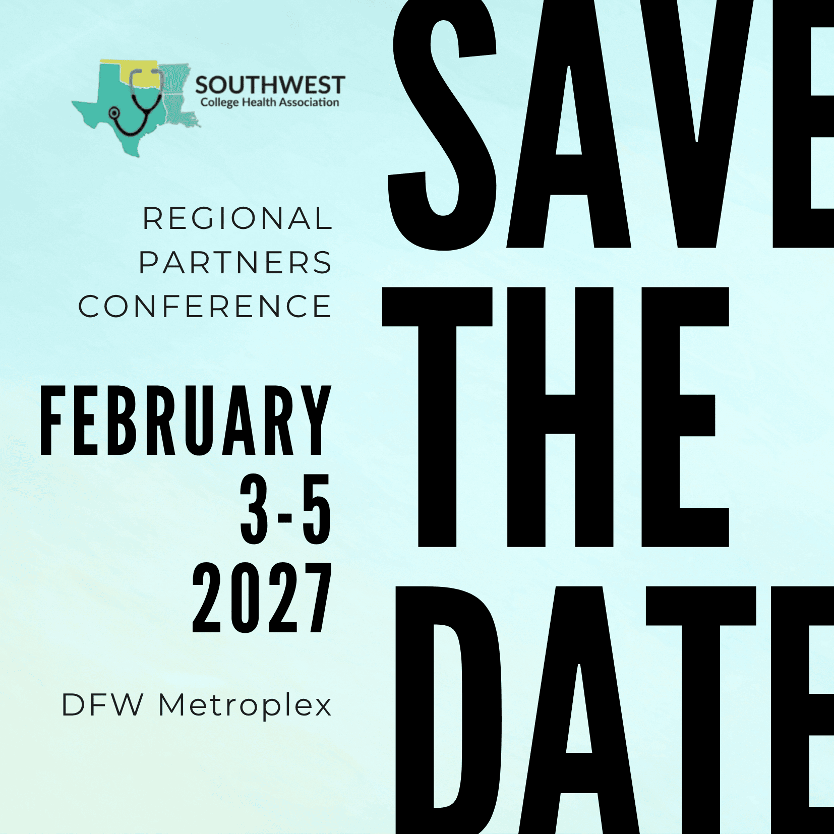 Save the Date - 2027 Regional Partners Conference
